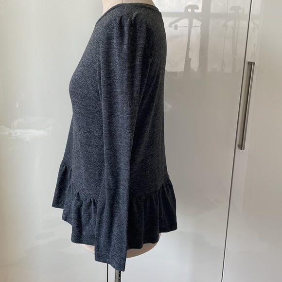 LOFT Sweater with long sleeves Color-Gray Size-Medium - Picture 2 of 13